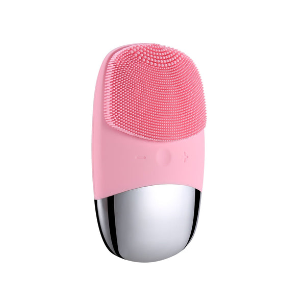 HKM-918867 Mini Silicone Electric Face Cleansing Brush with Sonic Technology and IPX7 Waterproofing for Effective Facial Care