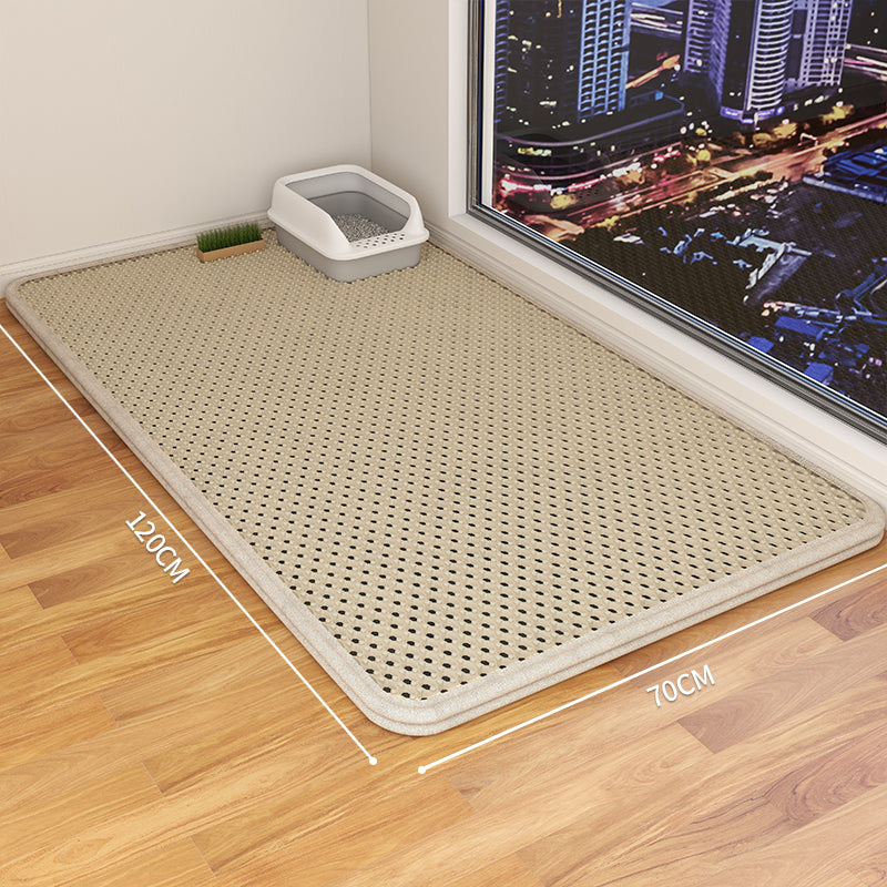 HKM-9189053 Double-Layer Waterproof Cat Litter Mat with Urine Trap and Non-Slip Design for Easy Cleaning