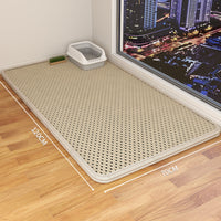 HKM-9189053 Double-Layer Waterproof Cat Litter Mat with Urine Trap and Non-Slip Design for Easy Cleaning
