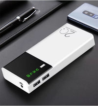 HKM-918995 20000mAh Liquid Lithium Ion Power Bank with Plastic Shell, Dual USB Charging and Compact Design