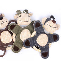 HKM-9191229 Squeaky Plush Dog Toy for Small to Large Dogs - Funny Chew Elephant, Pig, Bear
