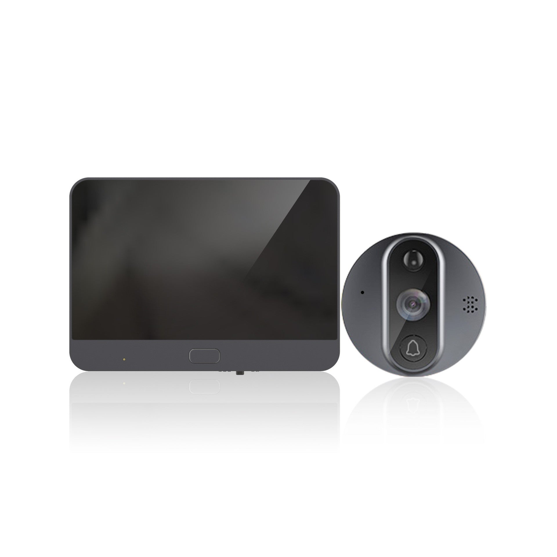 HKM-919123 Smart WiFi Visual Peephole Doorbell with Electronic Display