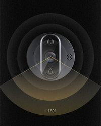 HKM-919123 Smart WiFi Visual Peephole Doorbell with Electronic Display