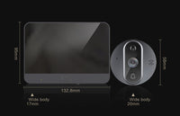 HKM-919123 Smart WiFi Visual Peephole Doorbell with Electronic Display