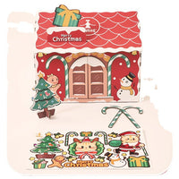 HKM-9191613 Limited Edition Christmas Corrugated Paper Cat Scratcher Nest