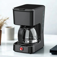 HKM-919187 Coffee Maker for 4 to 6 Cups with Clear Water Level Indicator and Ground Coffee Compatibility