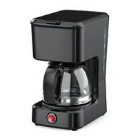 HKM-919187 Coffee Maker for 4 to 6 Cups with Clear Water Level Indicator and Ground Coffee Compatibility