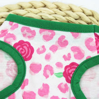 HKM-9192125 Pink Floral Print Swing Dress for Dogs