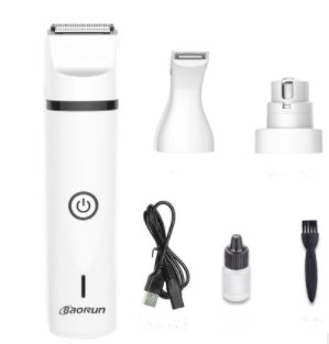 HKM-9193149 Pet Shaver with Nail Sharpener and Foot Hair Blades