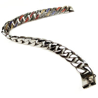 HKM-9193533 Stainless Steel 304 Dog Collar with Metal Chain - Available in Various Sizes