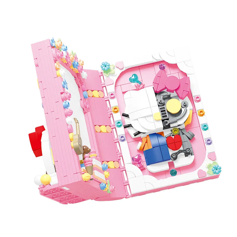 HKM-919443 Magic Book Building Block Album – Educational Assembled Block Toy Set for Kids Ages 0-14+