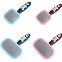 HKM-919507 Pet Grooming Brush for Dogs and Cats, Slicker Comb with Comfort Grip Handle for Easy Brushing and Massage