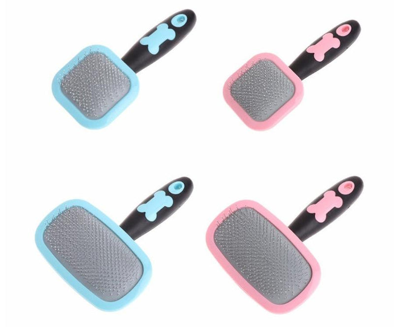 HKM-919507 Pet Grooming Brush for Dogs and Cats, Slicker Comb with Comfort Grip Handle for Easy Brushing and Massage