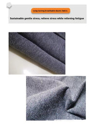 HKM-9196989 Cozy Dog Anxiety Jacket - Warm Vest in Heather Gray for All Sizes