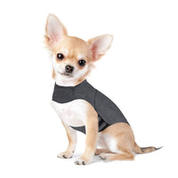HKM-9196989 Cozy Dog Anxiety Jacket - Warm Vest in Heather Gray for All Sizes