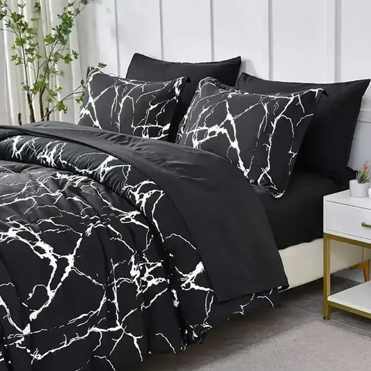 HKM-919763 3-Piece King Duvet Cover Set with 2 Matching Pillowcases in Multiple Designs