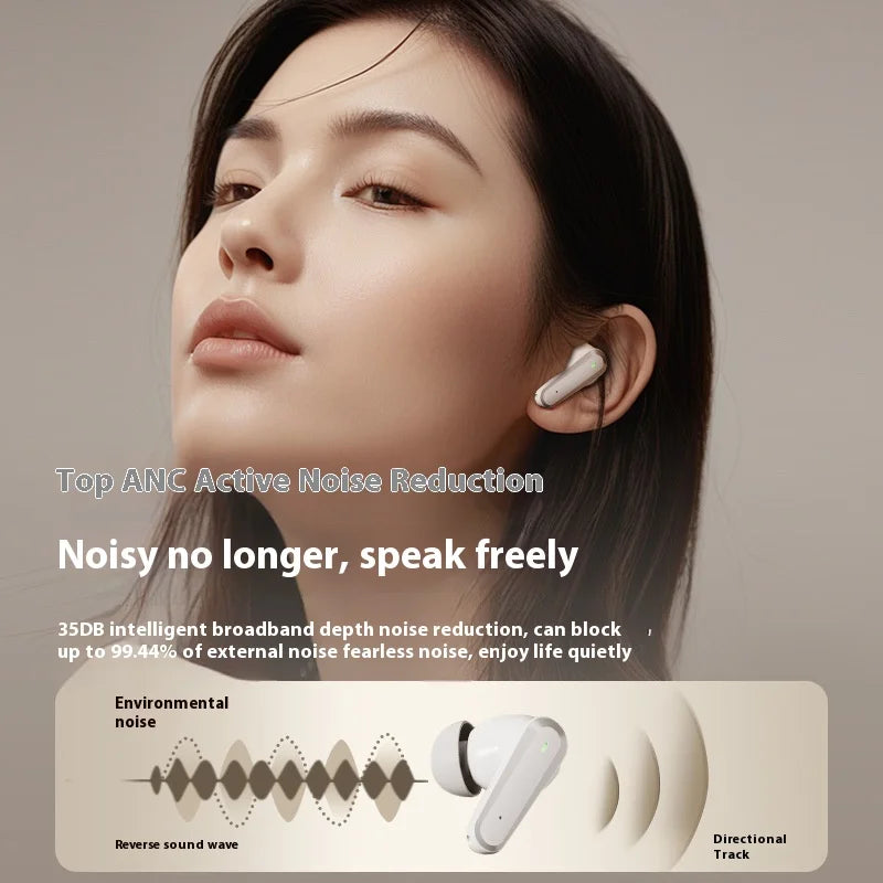 HKM-919763 Q30 Smart In-Ear Headset with LCD Screen, Binaural Noise Reduction, and Long Battery Life