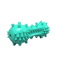 HKM-9198141 Talking Dog Toothbrush Toy - Interactive Dental Chew for Dogs in Blue, Green, Yellow