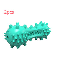 HKM-9198141 Talking Dog Toothbrush Toy - Interactive Dental Chew for Dogs in Blue, Green, Yellow