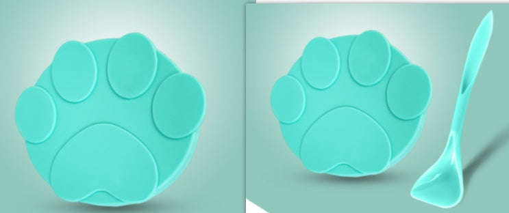 HKM-9198781 Universal Silicone Lid for Dog Canned Food - Fresh-Keeping Sealing Solution with Spoon Options