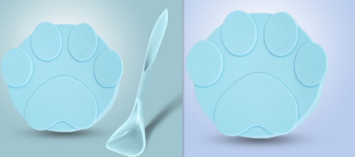 HKM-9198781 Universal Silicone Lid for Dog Canned Food - Fresh-Keeping Sealing Solution with Spoon Options