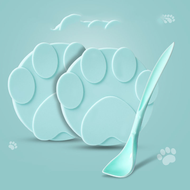 HKM-9198781 Universal Silicone Lid for Dog Canned Food - Fresh-Keeping Sealing Solution with Spoon Options