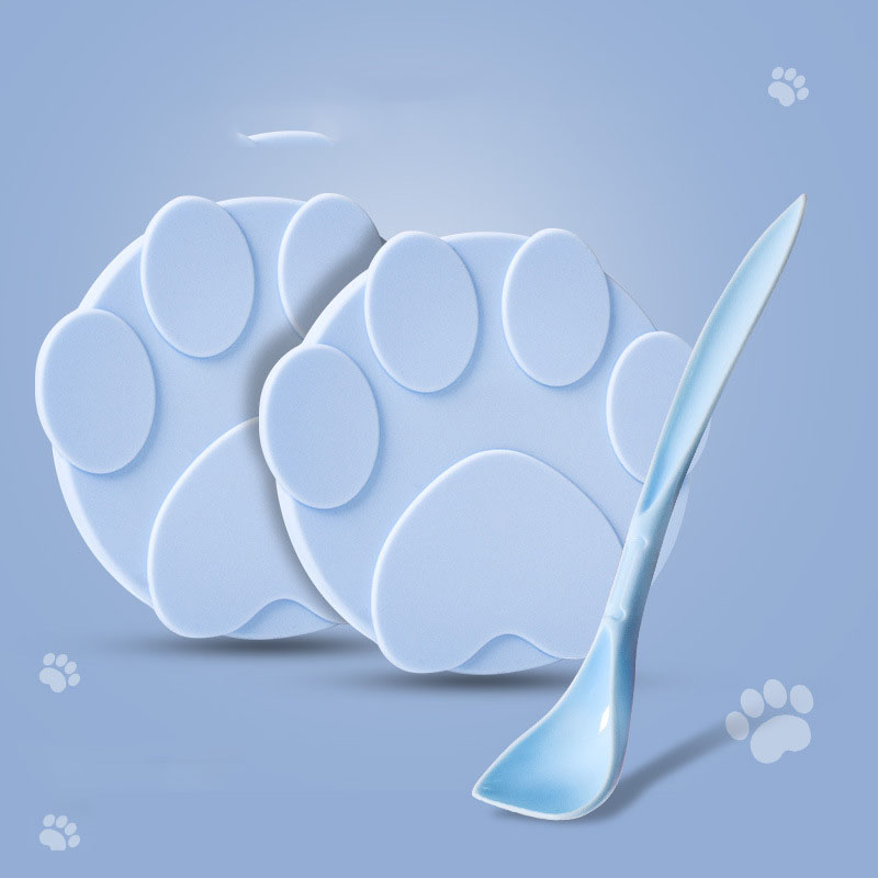 HKM-9198781 Universal Silicone Lid for Dog Canned Food - Fresh-Keeping Sealing Solution with Spoon Options