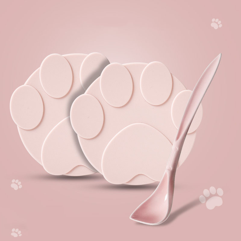 HKM-9198781 Universal Silicone Lid for Dog Canned Food - Fresh-Keeping Sealing Solution with Spoon Options