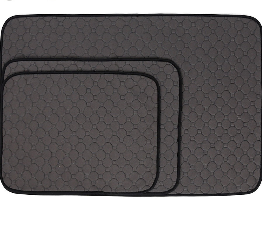 HKM-9199165 Absorbent Dog Urine Pad with Non-Slip Waterproof Bottom - Machine Washable, Eco-Friendly Cotton, Multiple Sizes Available