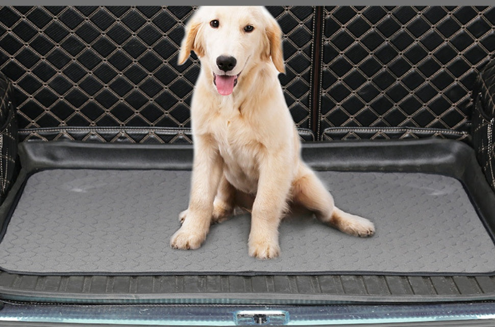 HKM-9199165 Absorbent Dog Urine Pad with Non-Slip Waterproof Bottom - Machine Washable, Eco-Friendly Cotton, Multiple Sizes Available