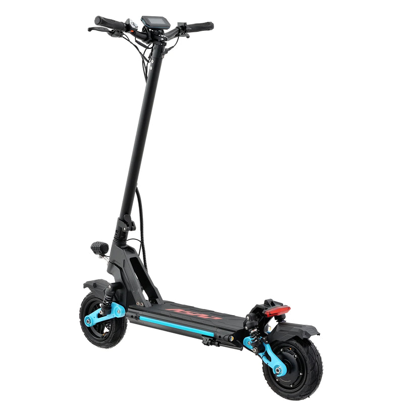 HKM-919955 Heavy Duty 600W Electric Scooter with Dual Suspension and 9 Inch Tires, 40km Range, Foldable Design