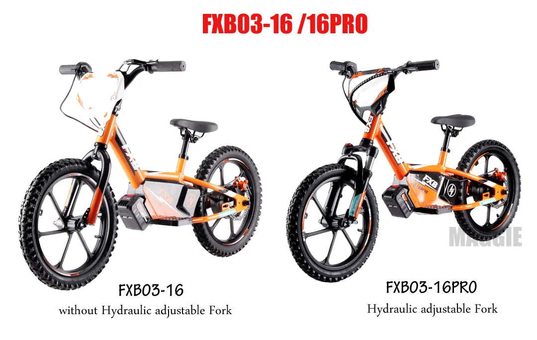 HKM-920019 Kids Electric Balance Bike 250W 36V 5.0AH 16" with Aluminum Frame and Disc Brake