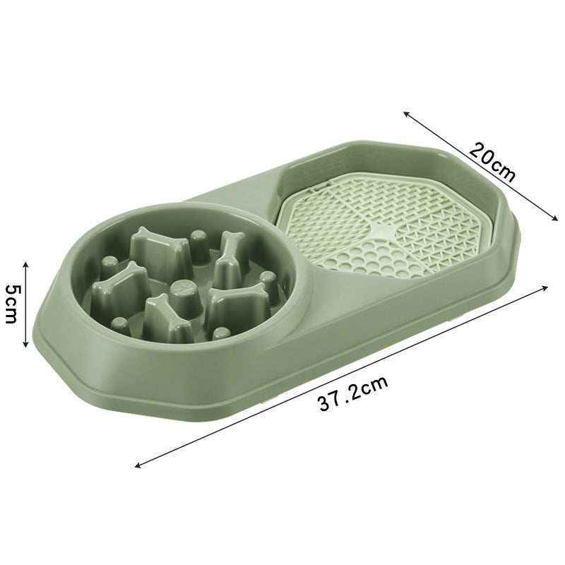 HKM-9200573 Interactive Slow Feeder Dog Bowl for Healthy Eating, Anti-Gulping Design to Prevent Choking and Bloat
