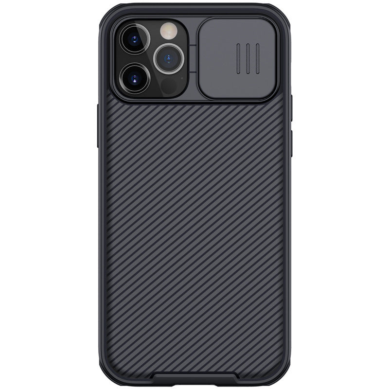 HKM-920147 MagSafe Magnetic Protective Case for iPhone 12 Mini, 12, 12 Pro, and 12 Pro Max - Black Mirror Design
