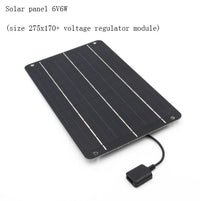 HKM-920147 Solar Panel Fan with Mobile Phone Charging Capability - 6V Options Available