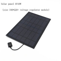 HKM-920147 Solar Panel Fan with Mobile Phone Charging Capability - 6V Options Available