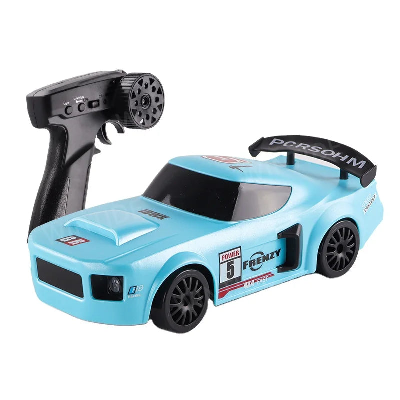 HKM-920275 1:24 High-Speed RC Drifting Stunt Racing Car with USB Charging and 50M Control Range for Indoor/Outdoor Fun