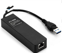 HKM-920275 USB 3.0 Gigabit Ethernet Hub with LED Indicators, Model xjx-qz3.0u, 10/100/1000 Mbps Transmission Rate