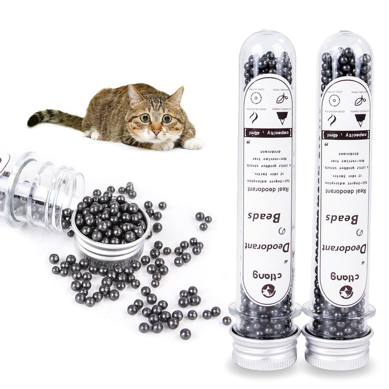 HKM-9203133 Activated Carbon Cat Litter Deodorizing Powder – Odor Neutralizer for Cat Litter Box