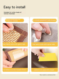 HKM-9203261 Wear-Resistant Cat Scratch Board for Sofa Protection with Fixing Nails and Adhesive Tape