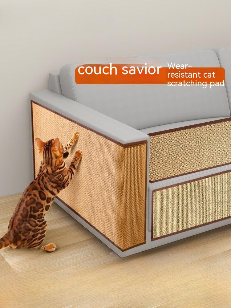 HKM-9203261 Wear-Resistant Cat Scratch Board for Sofa Protection with Fixing Nails and Adhesive Tape
