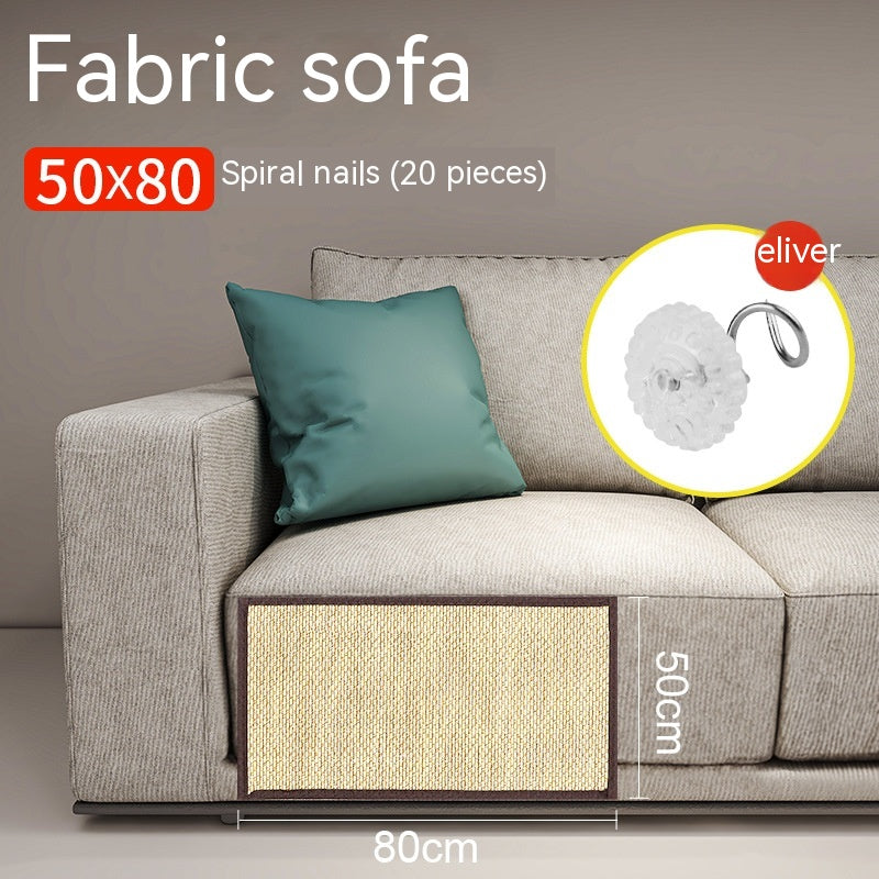 HKM-9203261 Wear-Resistant Cat Scratch Board for Sofa Protection with Fixing Nails and Adhesive Tape