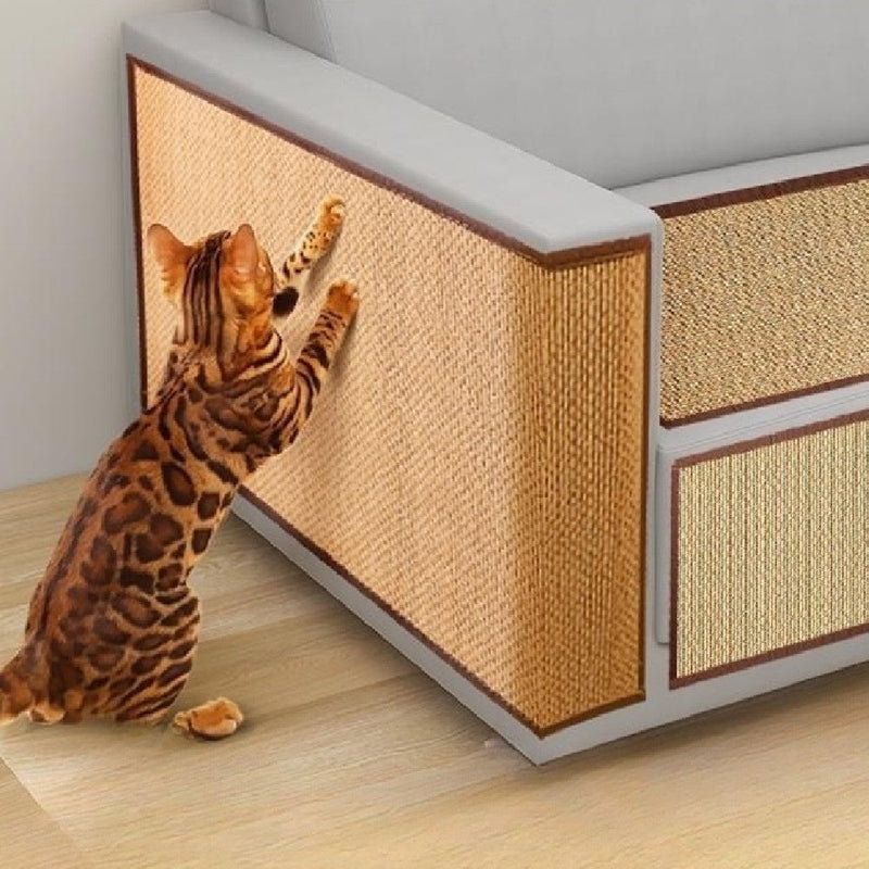 HKM-9203261 Wear-Resistant Cat Scratch Board for Sofa Protection with Fixing Nails and Adhesive Tape