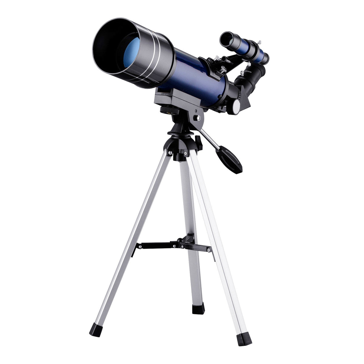 HKM-920339 70mm Refractor Telescope for Moon Watching - Ideal for Kids and Beginners, 16X to 67X Magnification with Finder Scope