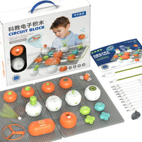 HKM-920339 Electronic Building Block Set for Kids - STEM Educational Construction Toy for Ages 5 and Up