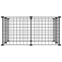 HKM-9204669 8-Panel and 12-Panel Powder-Coated Steel Pet Cage with Door for Training and Play