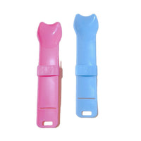 HKM-9206845 Cat Feeding Spoon in Blue and Pink - Durable Plastic Tableware for Your Pet