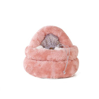 HKM-9207101 Cozy Pudding Velvet Winter Nest for Guinea Pigs - Soft & Warm Pet Bed