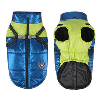 HKM-9207485 Windproof and Warm Reflective Webbing Cotton Coat for Big Dogs