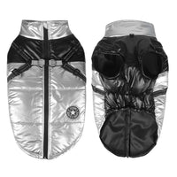 HKM-9207485 Windproof and Warm Reflective Webbing Cotton Coat for Big Dogs